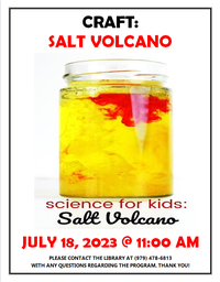 CRAFT DAY: SALT VOLCANO