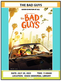 MOVIE TIME: THE BAD GUYS