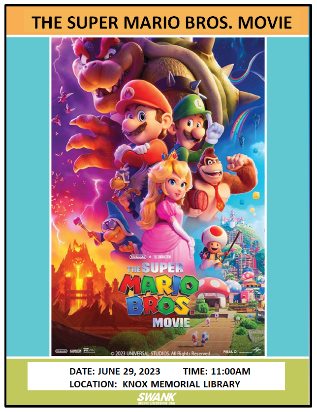 MOVIE TIME: THE SUPER MARIO BROS. MOVIE