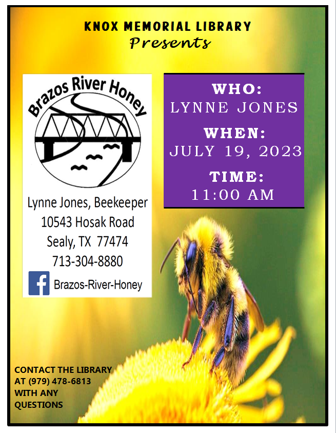 MS. LYNNE JONES "BEE KEEPER"