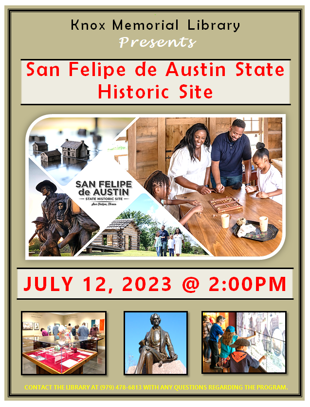 SAN FELIPE DE AUSTIN STATE HISTORIC SITE