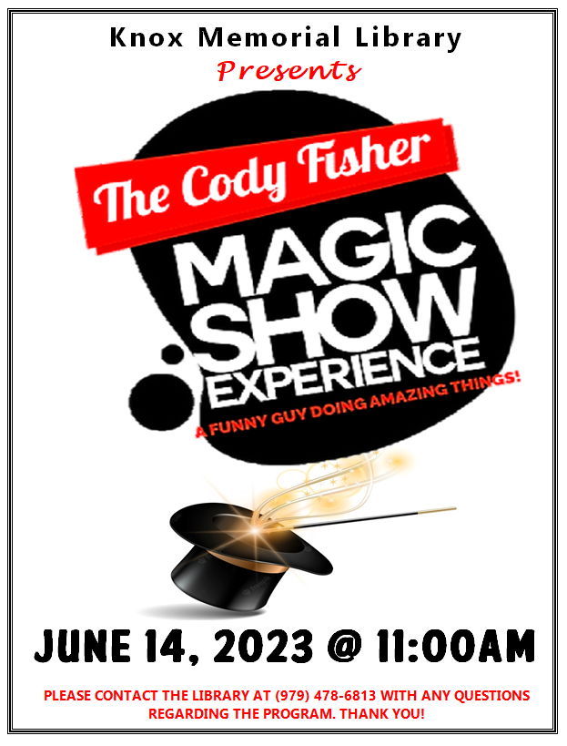 THE CODY FISHER MAGIC SHOW